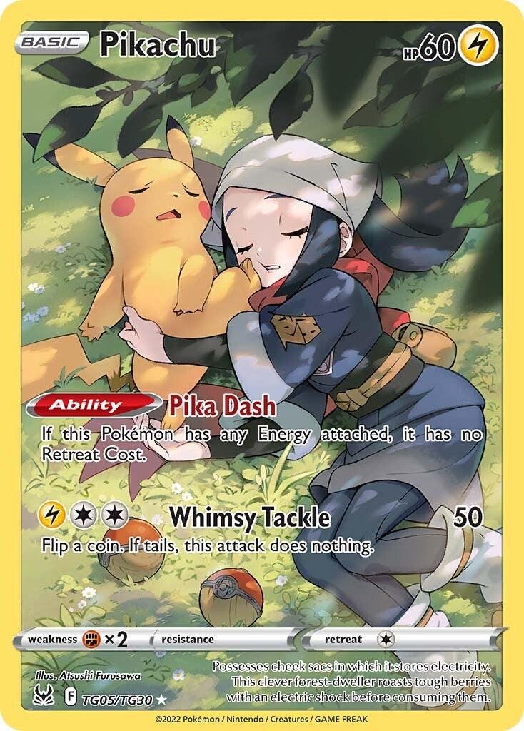 Lost Origin Pikachu Pokémon card